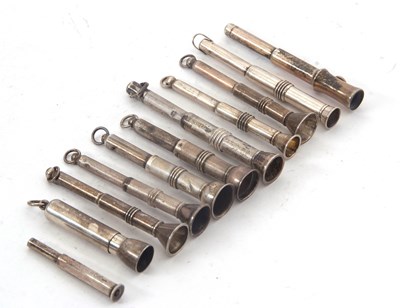 Lot 102 - Mixed Lot: Eight vintage hallmarked silver...