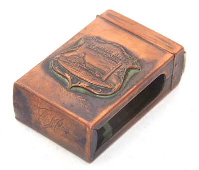 Lot 113 - An American "Red Jacket Shaft" vintage copper...