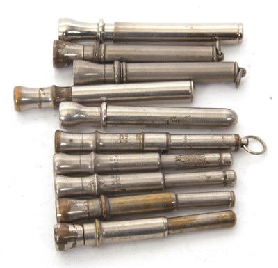 Lot 114 - Ten vintage Made in England stamped cigar...