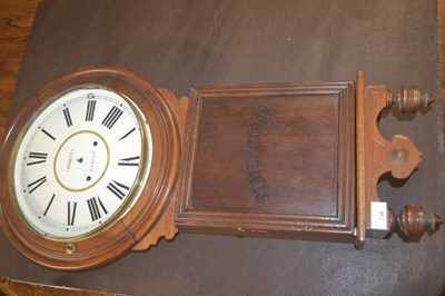 Lot 356 - A vintage Corbetts patent time clock set in a...