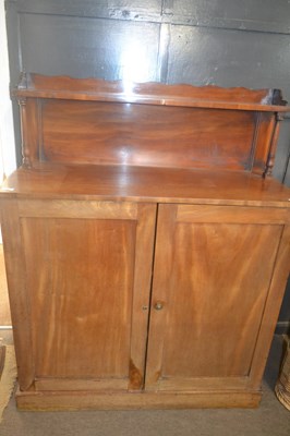 Lot 367 - A Victorian mahogany sideboard with single...