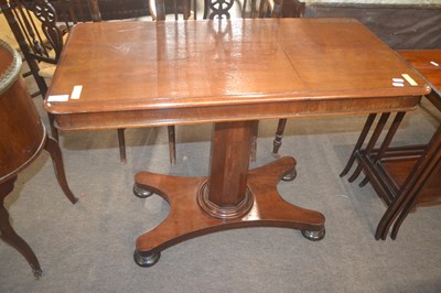 Lot 374 - A Victorian mahogany reading table, the...