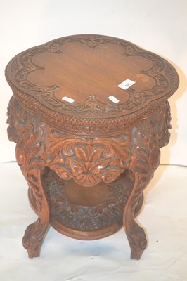 Lot 405 - Late 19th or early 20th Century oak jardiniere...