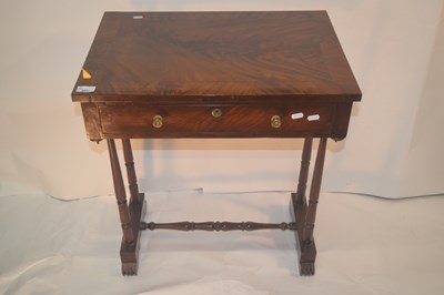 Lot 425 - An early Victorian mahogany single drawer side...