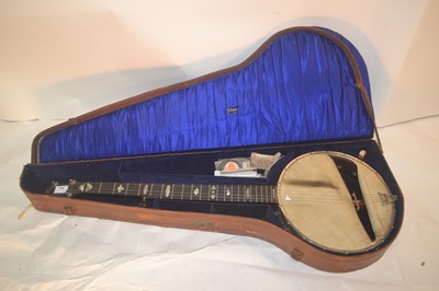 Lot 433 - A Spencer Imperial open back five string banjo...