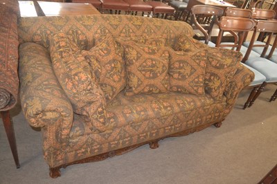 Lot 438 - An early 20th Century two seater sofa with...