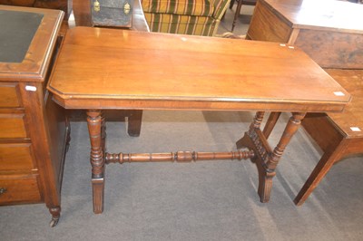 Lot 451 - A Victorian American walnut centre table, the...