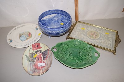 Lot 138 - Mixed Lot:  A Maling Newcastle blue and white...