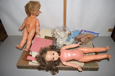 Lot 158 - Disassembled dolls house, various dolls house...