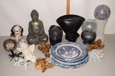 Lot 173 - Mixed Lot: Various ornaments to include Buddha...