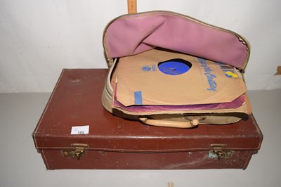 Lot 185 - A case of 45 rpm records and a further empty...