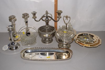 Lot 189 - Various silver plated wares to include...