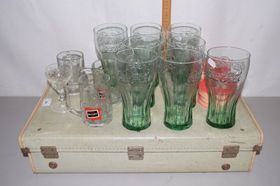 Lot 196 - Mixed Lot: Various Coca Cola glasses etc and a...