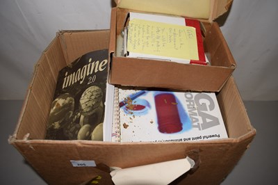 Lot 205 - A box of vintage computer interest, Amiga and...