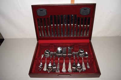 Lot 4 - A modern Viners canteen of cutlery