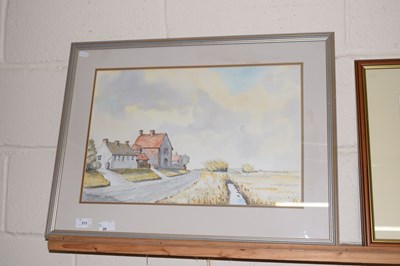 Lot 26 - Graham Ward, study of rural cottages,...