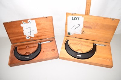 Lot 45 - Two vintage Starrett cased calipers