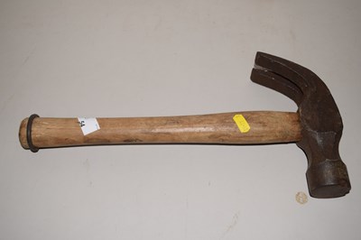 Lot 54 - A vintage extra large claw hammer