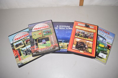Lot 66 - Five various DVD's on traction engines,...