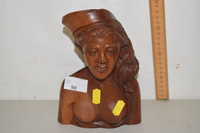 Lot 90 - A Bali hardwood figure