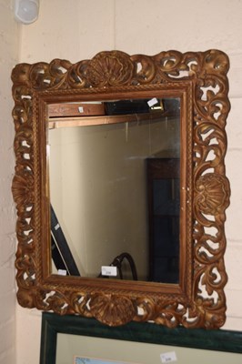Lot 238 - A 20th Century wall mirror in a gilt effect...