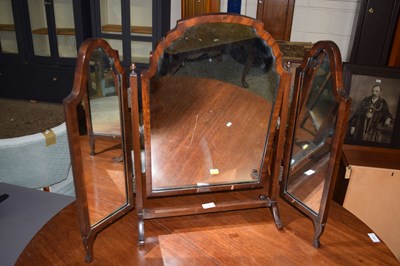 Lot 290 - Triple dressing table mirror
