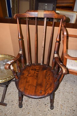 Lot 292 - A late 19th Century penny seated and stick...