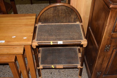 Lot 308 - A bamboo side table