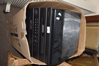 Lot 757 - Box of assorted AV equipment and other items