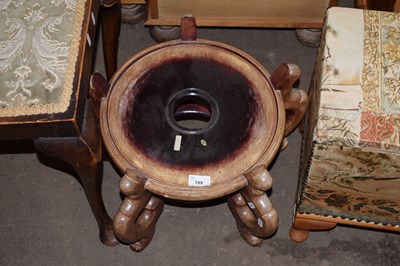 Lot 789 - Hardwood plant stand