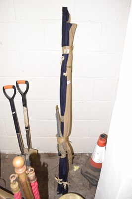 Lot 951 - Quantity of fishing rods and a keep net