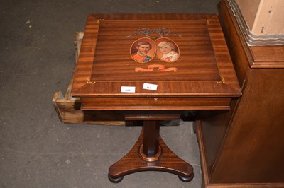 Lot 802 - Dixon of Ipswich mahogany sewing box produced...