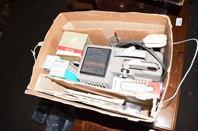 Lot 803 - A projector and accessories