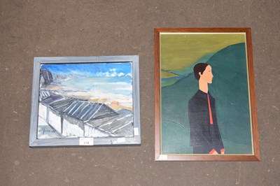 Lot 814 - Two pictures,framed