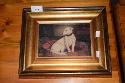 Lot 817 - Reproduction print of a dog