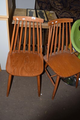 Lot 899 - Pair of kitchen chairs
