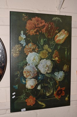 Lot 930 - Reproduction Old Master still life, unframed