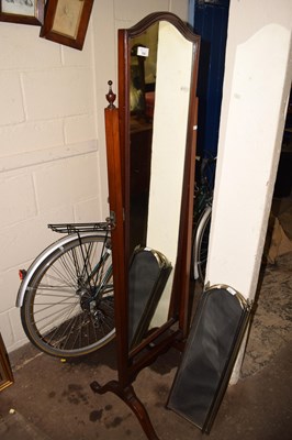Lot 934 - Cheval mirror