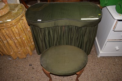 Lot 325 - A vintage kidney shape dressing table and...
