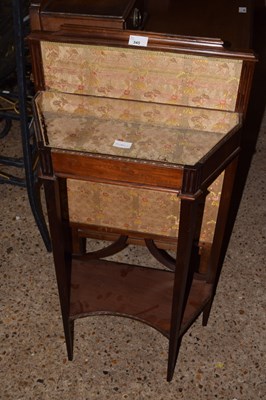 Lot 345 - An Edwardian combination fire screen and...