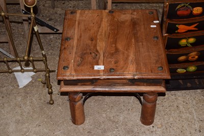 Lot 353 - A Sheesham hardwood lamp or coffee table