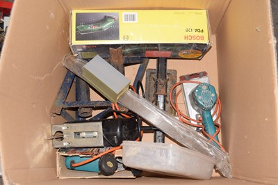 Lot 394 - One box of various tools to include workshop...