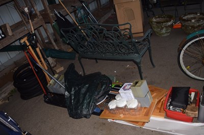 Lot 395 - Large mixed lot of various garden tools,...