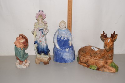 Lot 529 - Mixed Lot: Ceramics including a pottery figure...