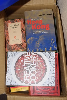 Lot 583 - Box of mixed books to include a large quantity...