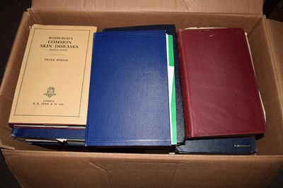 Lot 586 - Box of mixed books relating to medicine and...