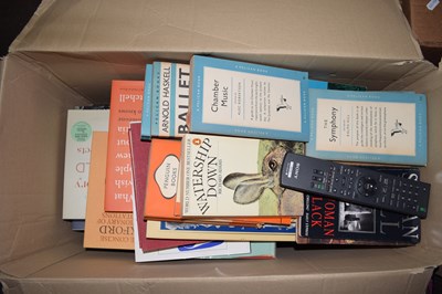 Lot 589 - Another box of mixed books to include novels...