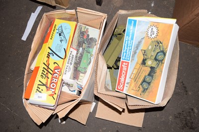 Lot 591 - A collection of various model kits including...