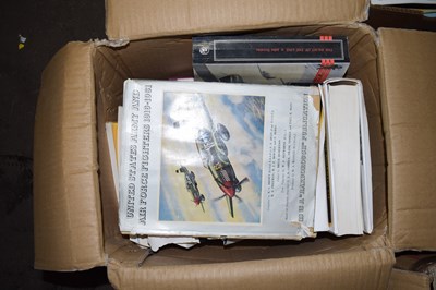 Lot 594 - Box of books of aviation interest