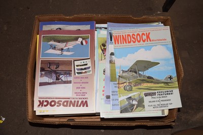 Lot 595 - Large box of aircraft magazines to include...